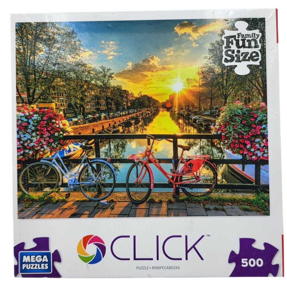 Sunrise Over Amsterdam Complete 500-Piece Puzzle